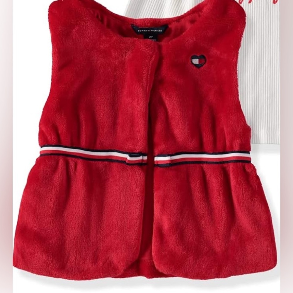 Tommy Hilfiger Red Kids Vest size 6